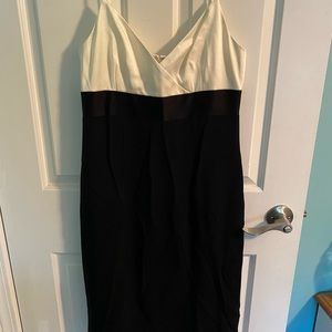 Ann Taylor Black and White Elegant Classy Dress